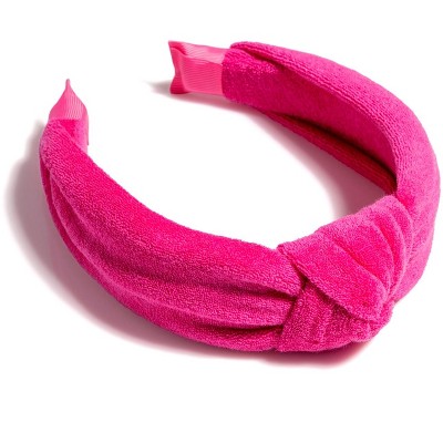 Shiraleah Terry Knotted Headband, Fuchsia : Target