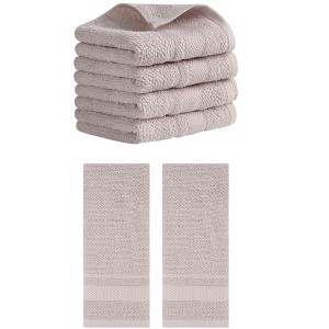 REGALWOVEN 100% Cotton Solid Soft Absorbent Bathroom Decorative Hand Towel 13" x 29" - 1 of 4