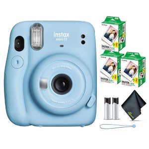 FUJIFILM INSTAX MINI 11 Instant Film Camera with 60 Sheet Instant Film Bundle - 1 of 4