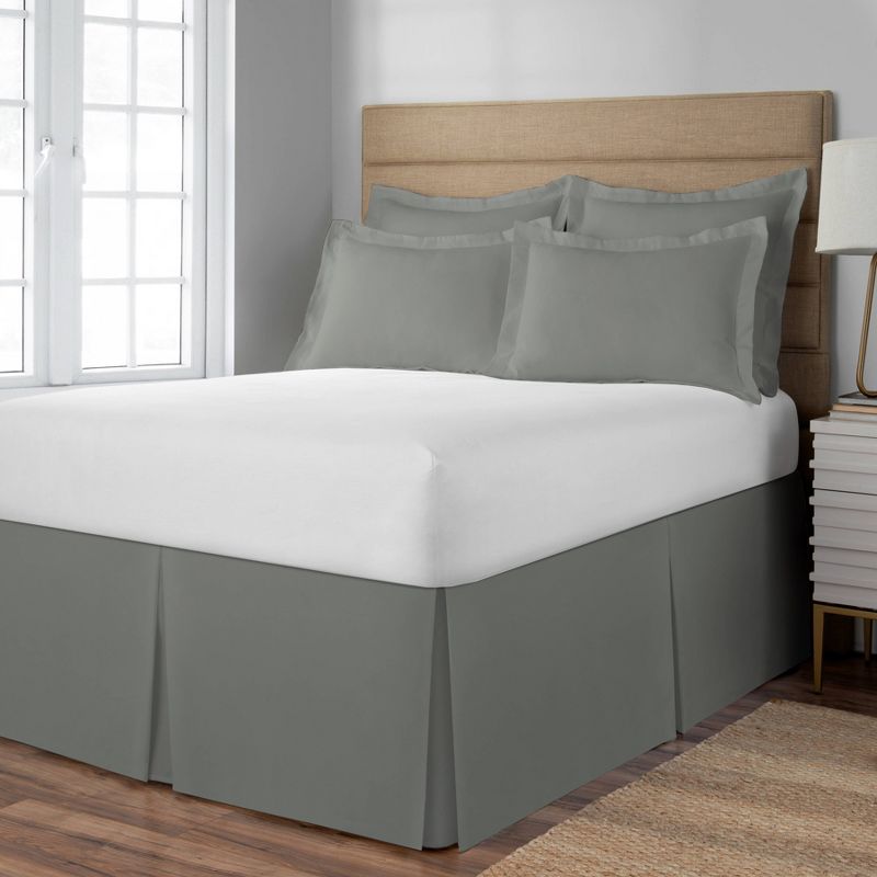 Underbed Storage 21" Drop Tailored Bedskirt - Space Maker, 3 of 7