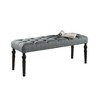 NicBex Upholstered Bench,Dining Bench with Solid Wood Frame,Modern Ottoman with Turned Legs for Living Room,Entryway,Kitchen - 3 of 4