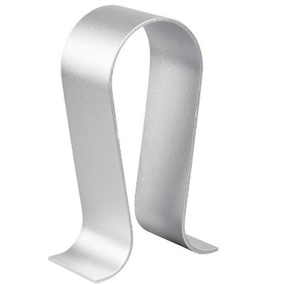 Monoprice Headphone Stand - Silver, Full Aluminum Construction, Solid And Stable, Fits Most Headphones