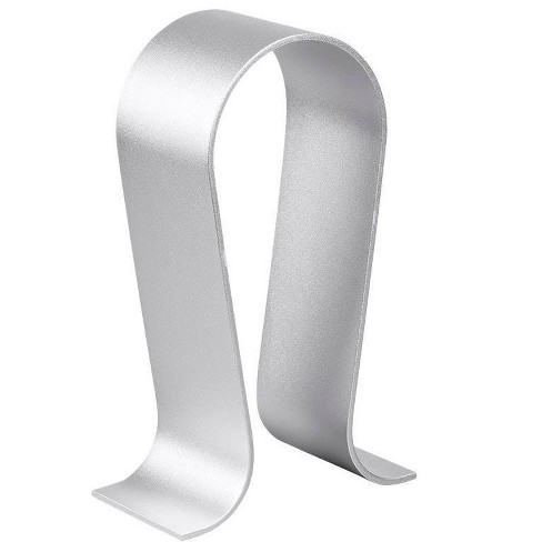 Monoprice Headphone Stand Silver Full Aluminum Construction Solid And Stable Fits Most Headphones