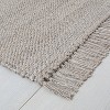 Bleached Jute Fringe Rug - Hearth & Hand™ with Magnolia - image 2 of 3