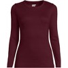 Lands' End Women's Cotton Rib T-shirt - 3 of 3