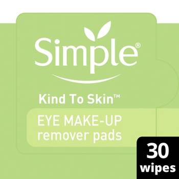 Simple Eye Makeup Remover Pads - 30ct