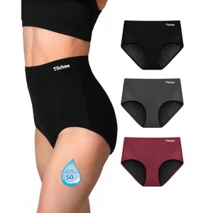 TIICHOO Period Underwear for Women Heavy Flow 50ml Absorbency Inontinence Underwear - 1 of 4