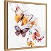 Amanti Art Butterfly Fly Away I by PI Gallerie Canvas Wall Art Print Framed 16 x 16-in. - 3 of 4