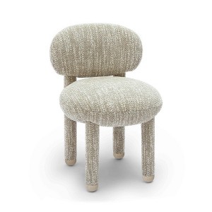 TOV Furniture Manu Nubby Performance Fabric Side Chair - 1 of 4