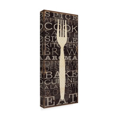 Trademark Fine Art -Pela Studio 'Kitchen Words I' Canvas Art