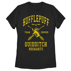 Women's Harry Potter Hufflepuff Quidditch Seeker T-Shirt - 1 of 4