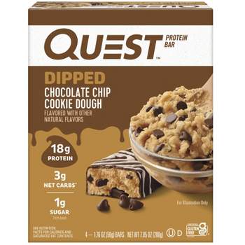 Quest Nutrition Protein Bars - Dipped Chocolate Chip Cookie Dough