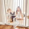 Extra Tall Pet Gate – 53-Inch Baby Gate with Adjustable Cat Door for Stairs, Doorways, Hallways, Durable Dog Gate for Toddlers and Pets - 3 of 4