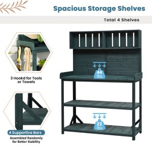 63" Outdoor Tool Shed-Waterproof Roof & Lockable Door for Backyard Use - 1 of 3