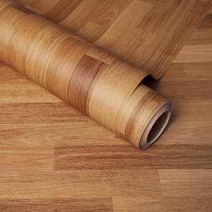 Natural Wood Grain Vinyl Peel & Stick Wallpaper Roll Self Adhesive wooden textured Contact Paper (cover 30.78 sq. ft. ) - 1 of 4
