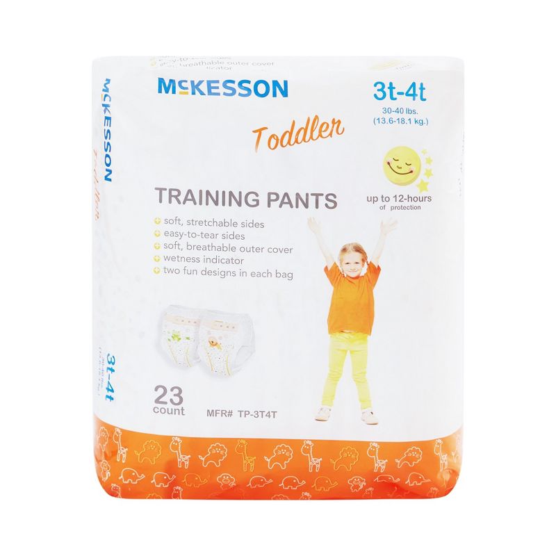 McKesson Toddler Training Pants, Heavy Absorbency - 3T to 4T, 30 to 40 lbs, 23 Count, 3 of 5