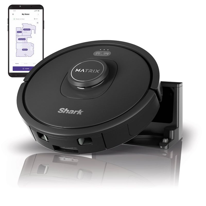 Shark Matrix Robot Vacuum for Carpets and Hardfloors with Self-Cleaning Brushroll and Precision Mapping RV2310, 3 of 12