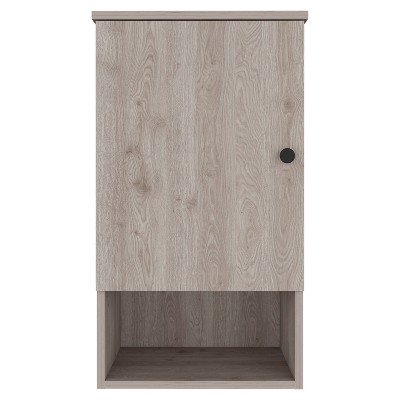 NicBex Bathroom Wall Mount Storage Cabinet Mirror Medicine Cabinet with Door & Shelves
