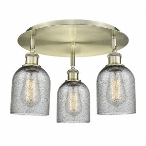 Caledonia - 3 Light Flush Mount In Industrial Style-9.5 Inches Tall and 16.75 Inches Wide - 1 of 1
