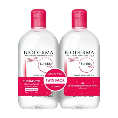 Bioderma Sensibio H2o Micellar Water Makeup Remover - 16.7oz/2pk : Target