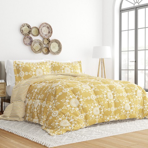 patterned down comforter