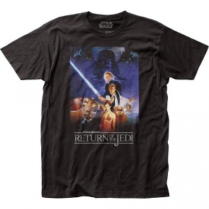 Mens Star Wars The Return of the Jedi Movie Poster T-Shirt - 1 of 2