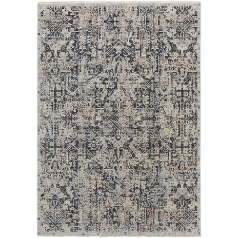 Kaia Transitional Distressed Ivory/gray/taupe Area Rug : Target