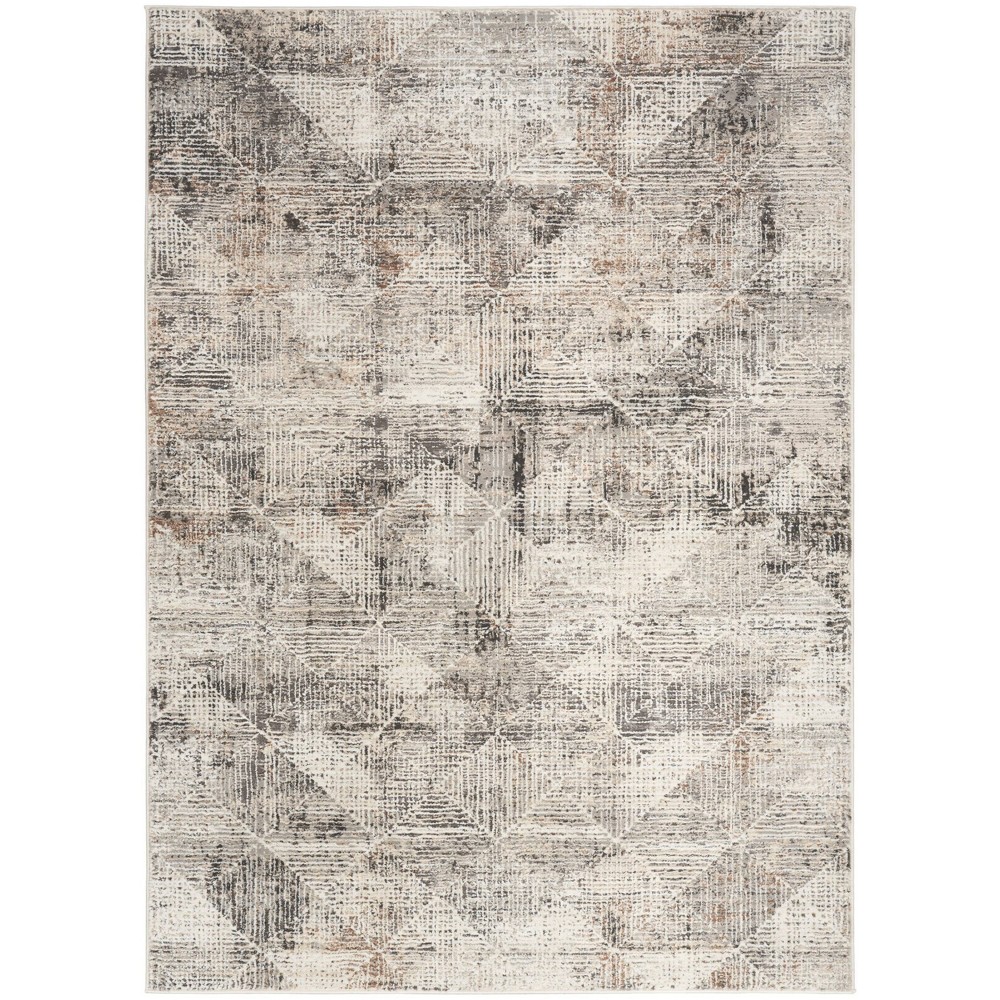 Photos - Doormat Nourison 5'3"x7'3" Sustainable Trends Modern Farmhouse Woven Area Rug Ivor 