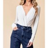 Women's Slinky Long Sleeved Bodysuit - WISTERIA LANE - 2 of 3