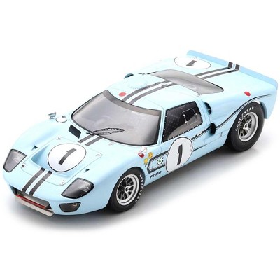 Ford GT40 Mk2B #1 Jo Schlesser - Guy Ligier Winner 12H of Reims (1967) 1/18 Model Car by Spark