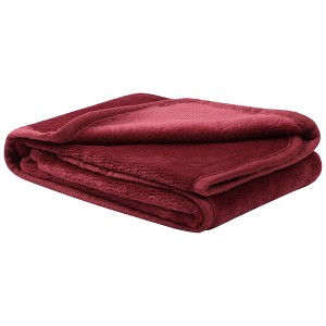 PiccoCasa 330 GMS Microfiber Polyester Luxury Flannel Fleece Soft Bed Blankets - 1 of 4