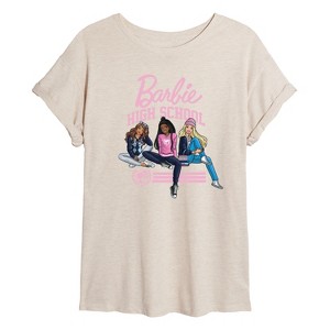 Women's - Barbie - High School Dolls Oversized Graphic T-Shirt - 1 of 4