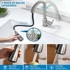 SUGIFT Brushed Nickel Kitchen Faucet with Pull Down Sprayer High Arc Single Handle Stainless Steel - 3 of 4