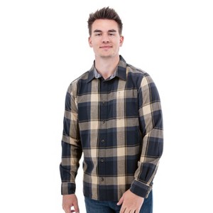 Old Ranch Brands Men's Tall Miles Organic Flannel Shirt - 1 of 4