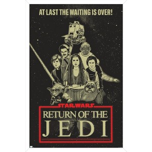 Trends International Star Wars: Return of the Jedi - The Wait Is Over Framed Wall Poster Prints - 1 of 4