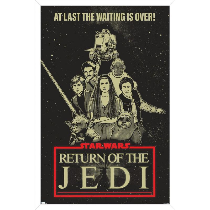 Trends International Star Wars: Return of the Jedi - The Wait Is Over Framed Wall Poster Prints, 1 of 7