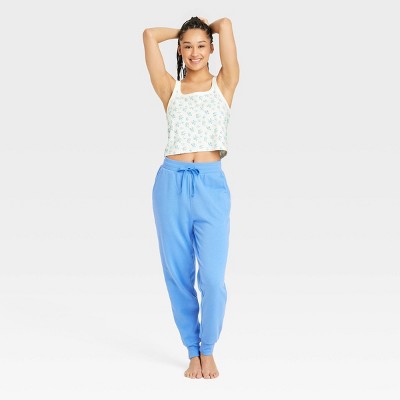 Image of Women's Fleece Jogger Pants - Colsie™ Blue XL