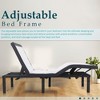 Continental Sleep,15" Adjustable Bed Frame Base with 3 Programmable Positions, Head And Foot Incline, LED Ambient Lighting, White - 2 of 4