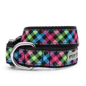 The Worthy Dog Carnival Check Adjustable Dog Collar - 1 of 3