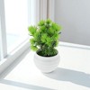 Unique Bargains Artificial Tree Plastic 3.15"x3.15"x3.15" 1 Pcs - 2 of 4