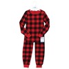 Hudson Baby Thermal Long Underwear 2pc Set, Buffalo Plaid - 2 of 4