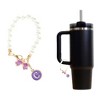Unique Bargains Pearl Chain Bow Water Cup Pendant 1 Pc - 3 of 4