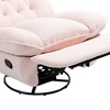 NicBex Chenille Glider Rocking Chair,Upholstered Swivel Recliner Chairs with High Backrest,Adjustable Cozy Rocking Chair,Nursing Chair for Bedroom - 4 of 4