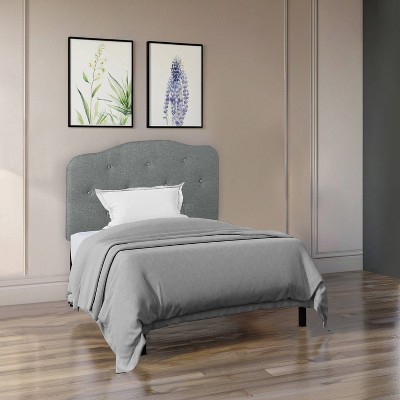 Angela Gray Upholstered Twin Button-Tufted Headboard