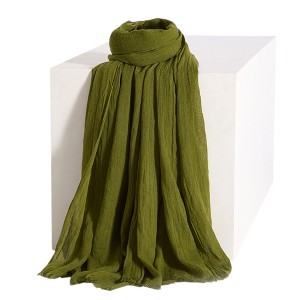 Anna-Kaci Women’s Oversized Solid Color Scarf Lightweight Soft Wrap Shawl for Travel Casual Wear and Layering - 74.8IN×39.4IN - 1 of 4