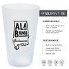 Silipint: State Pint Glasses 16oz: 2 Pack - Alabama - Icicle Silicone Cups - 2 of 4