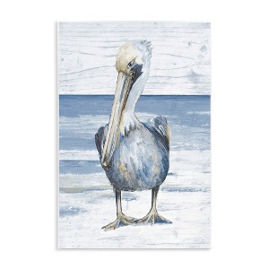 Stupell Industries Rustic Nautical Pelican, 13" x 19" - 1 of 4
