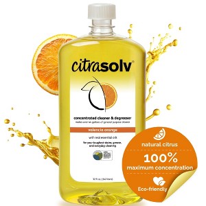 Citra Solv Concentrated Cleaner & Degreaser, Deodorizer, Home & Outdoor, Adhesive Remover, Natural Orange Oil - 1 of 4