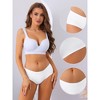 Allegra K Women's Mid-Waisted Invisible Full Coverage Light and Breathable Briefs - 3 of 4