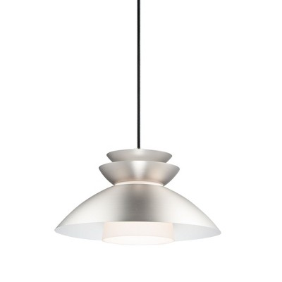 Maxim Lighting Nordic 1 - Light Pendant in  Brushed Platinum
